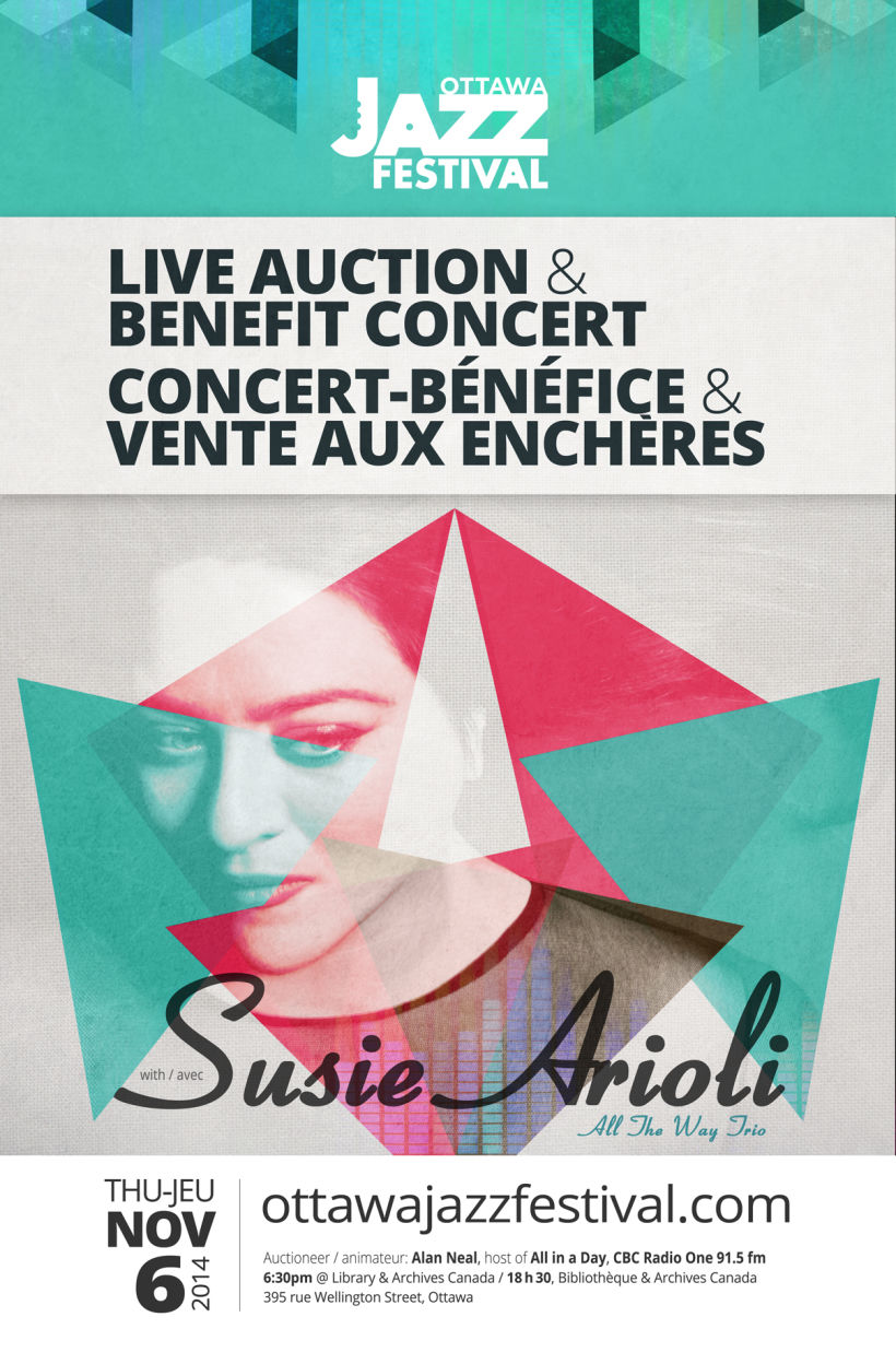 New SUSIE ARIOLI – ALL THE WAY TRIO	 Annual Live Auction and Benefit Concert 0