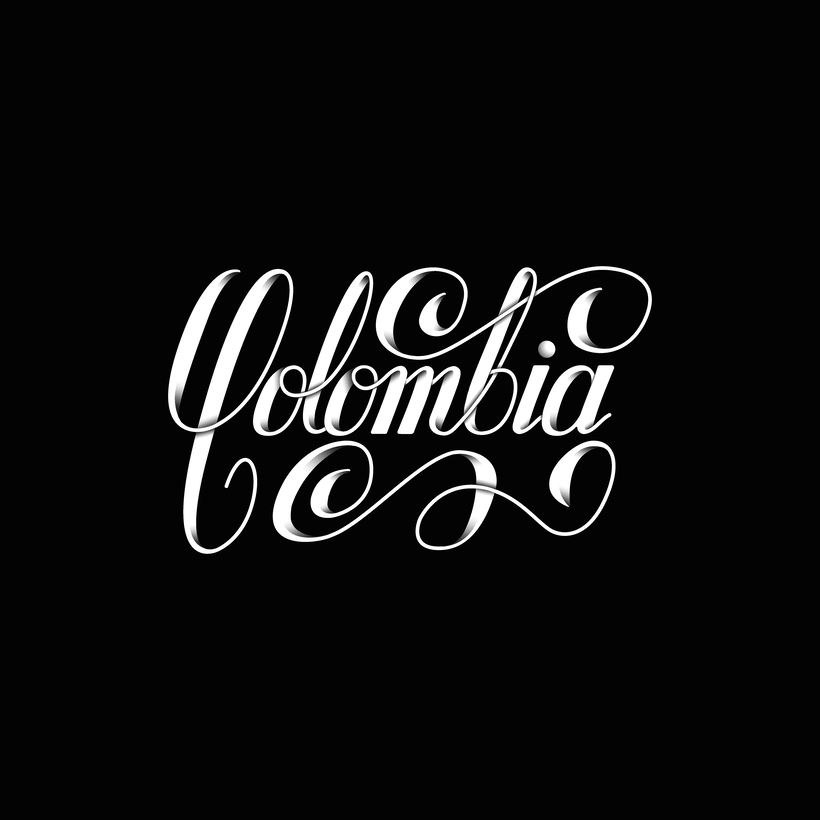 Colombia - Lettering -1