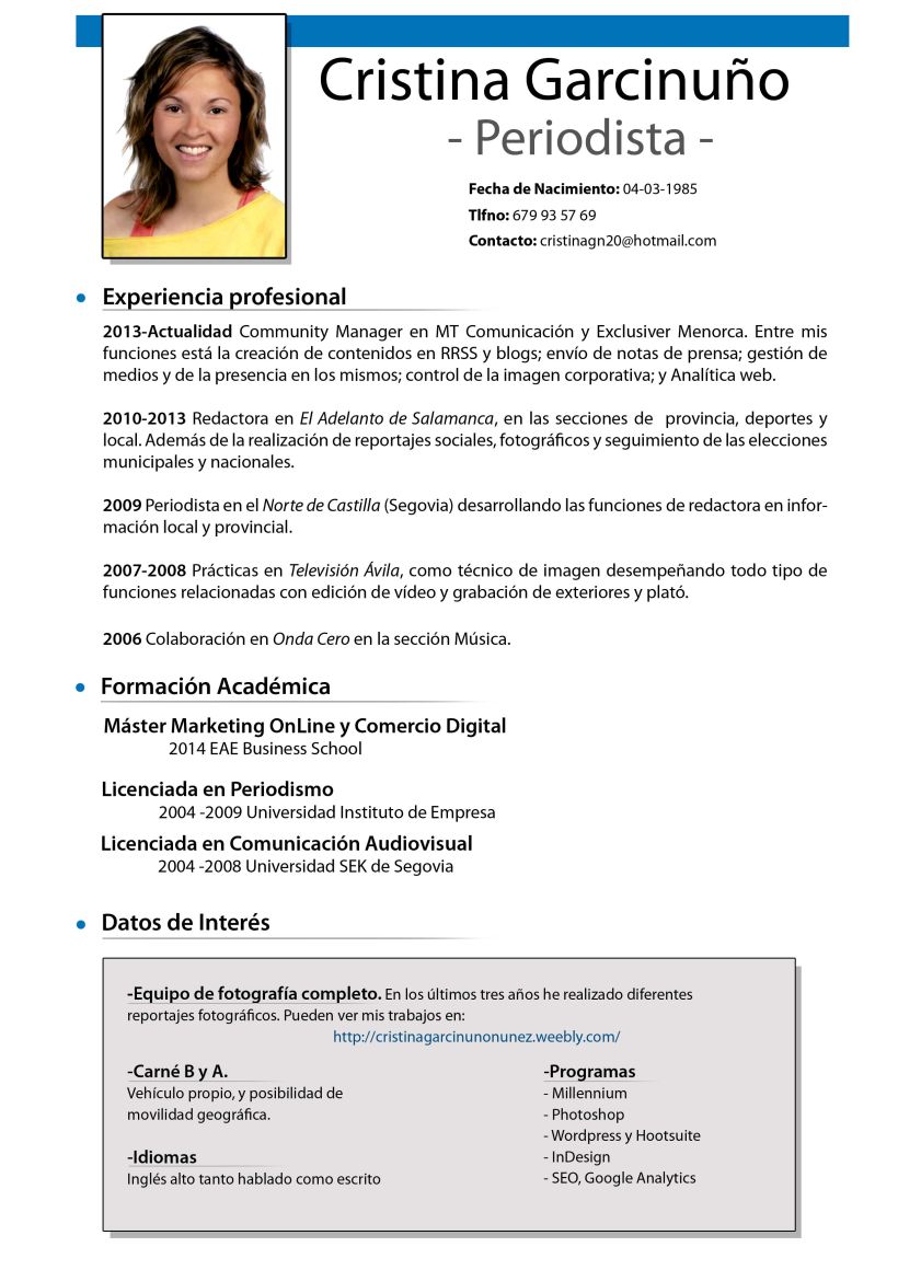 CV Cristina Garcinuño Nuñez -1