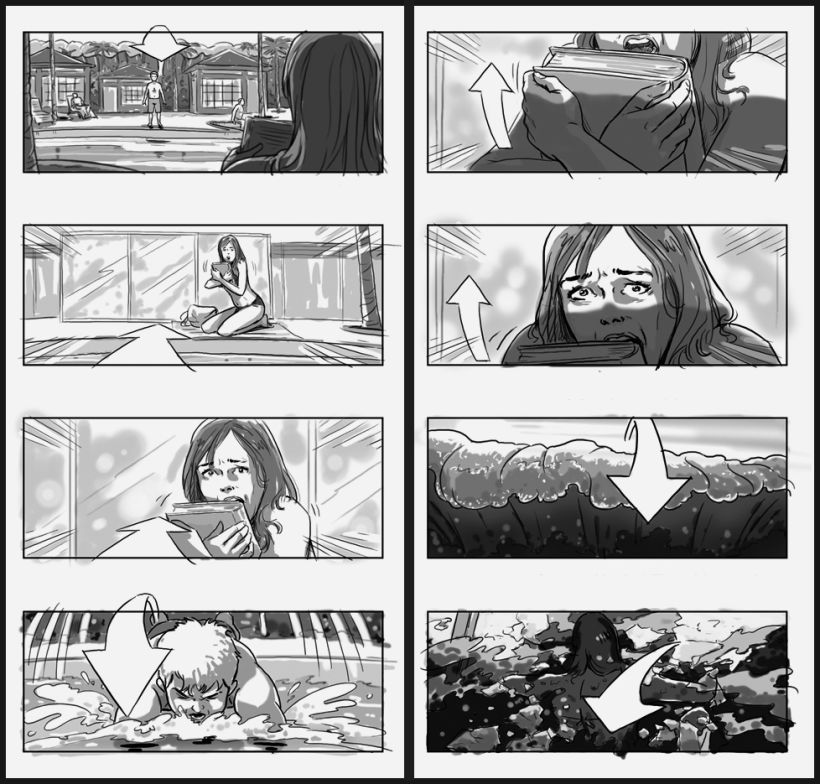 Lo Imposible / The Impossible - J. A. Bayona (Film storyboards) -1