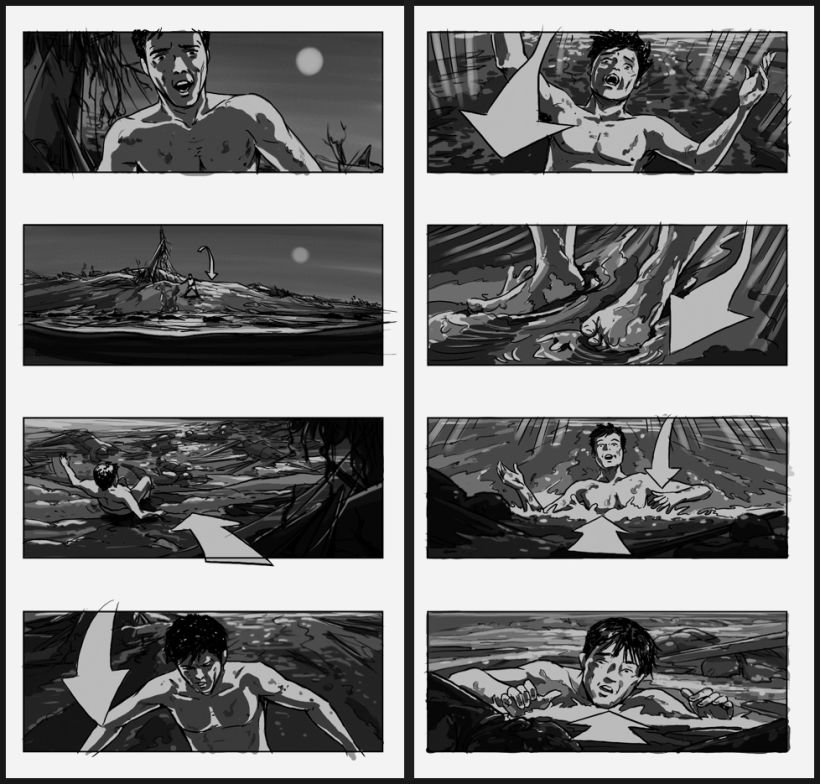Lo Imposible / The Impossible - J. A. Bayona (Film storyboards) 2