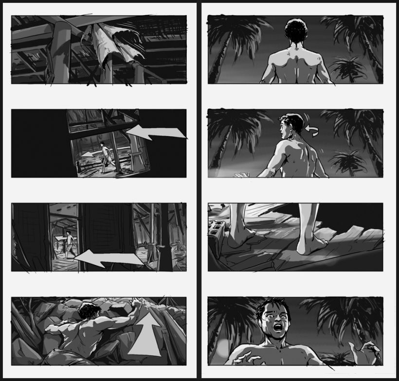 Lo Imposible / The Impossible - J. A. Bayona (Film storyboards) 5