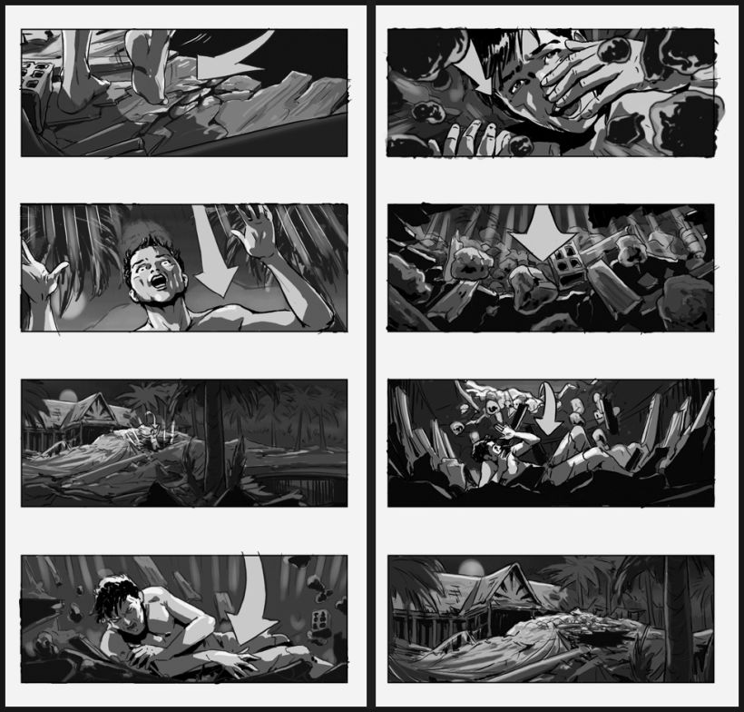 Lo Imposible / The Impossible - J. A. Bayona (Film storyboards) 6