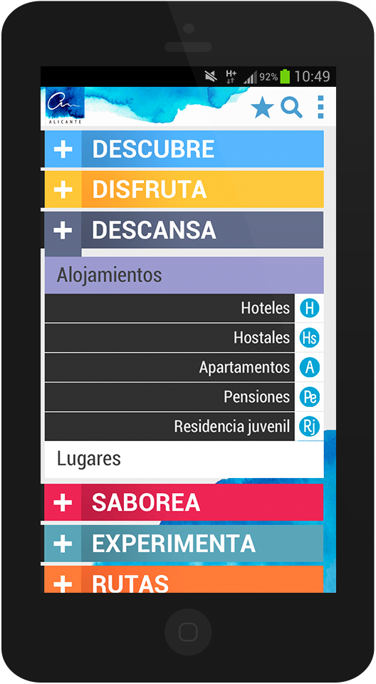 Alicante City mobile app 3