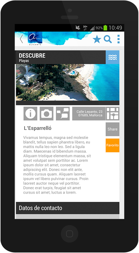 Alicante City mobile app 5
