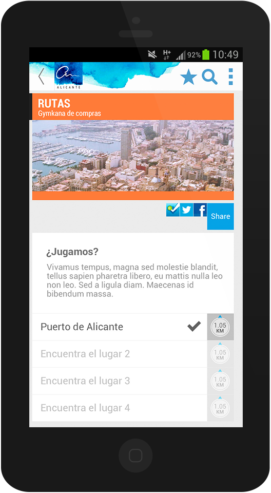 Alicante City mobile app 6