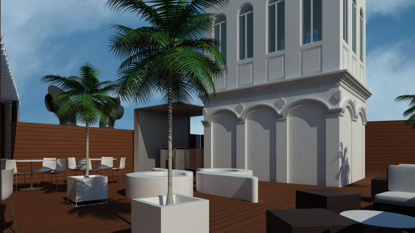 Renders en 3D de una terraza 5