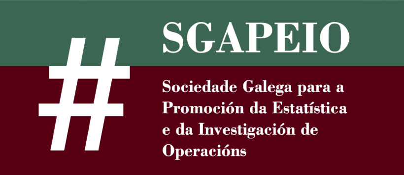 Identidade SGAPEIO (1996) organización autónoma que promociona e divulga os métodos e aplicacións da Estatística e da Investigación de Operacións en Galiza.  1