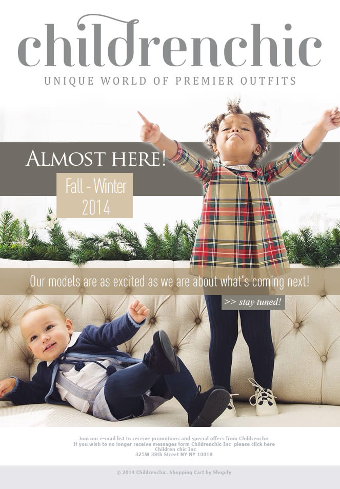 Template Email Blast: CHILDRENCHIC 1