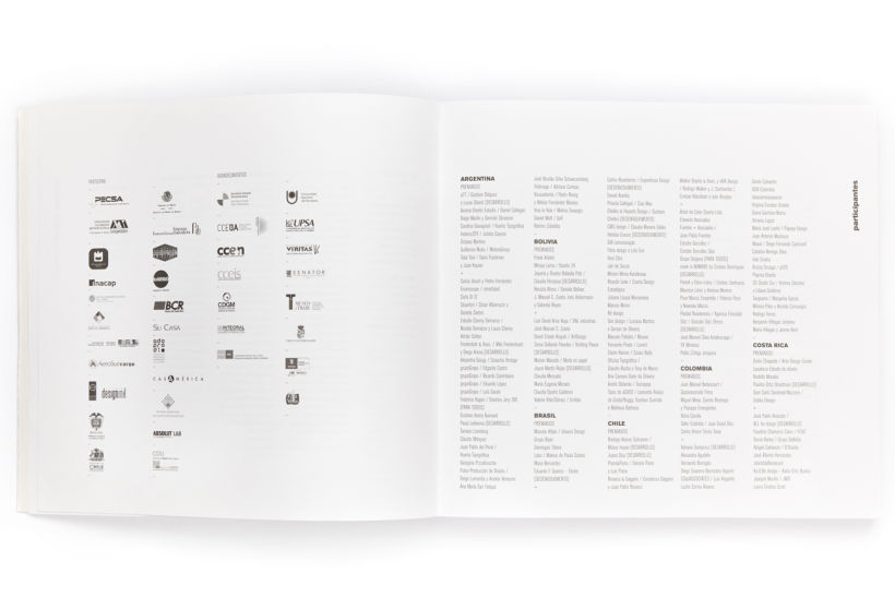 Diseño gráfico de catálogo Bienal iberoamericana de diseño 0