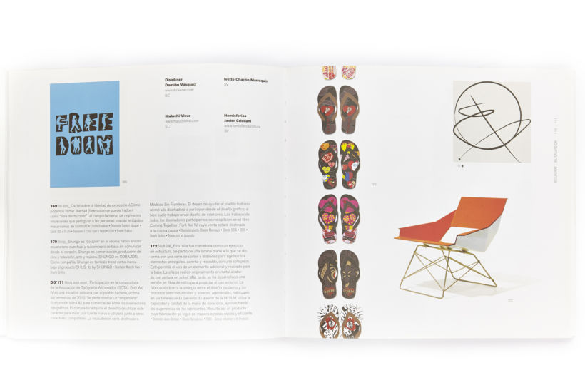 Diseño gráfico de catálogo Bienal iberoamericana de diseño 4