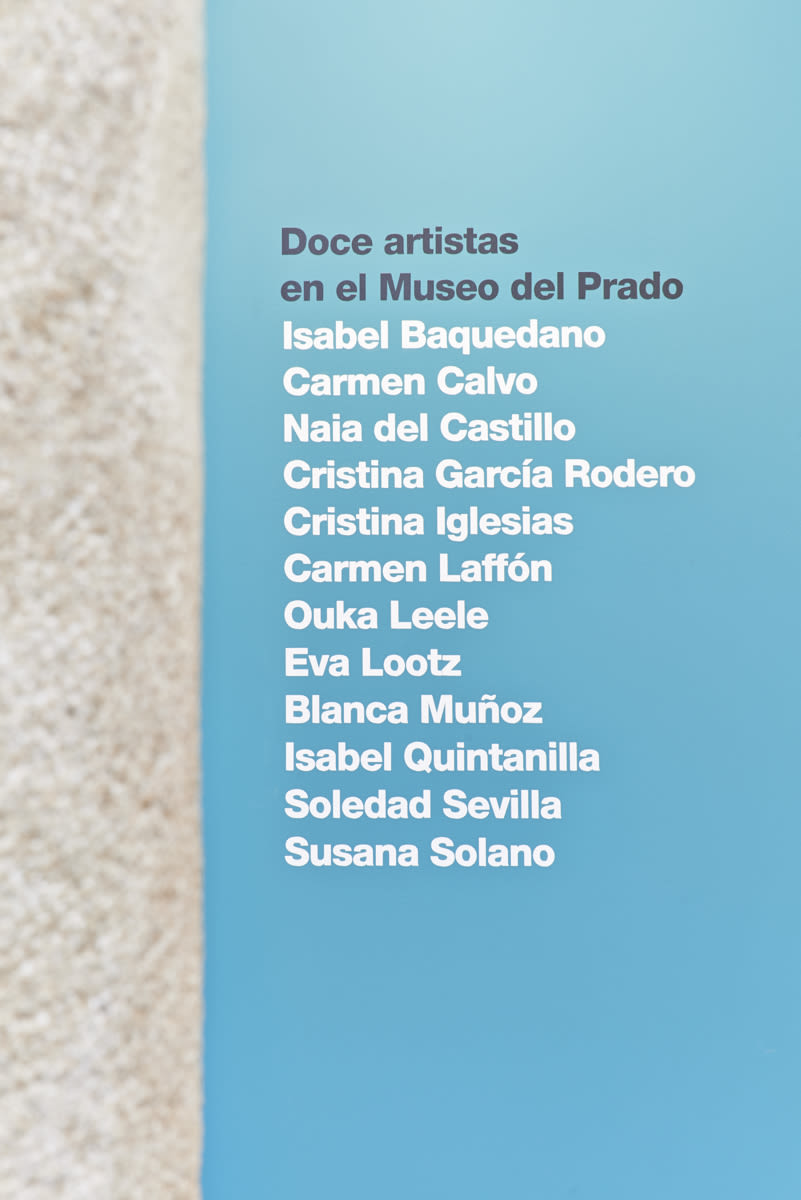 Diseño expositivo Doce artistas en el Museo del Prado 2