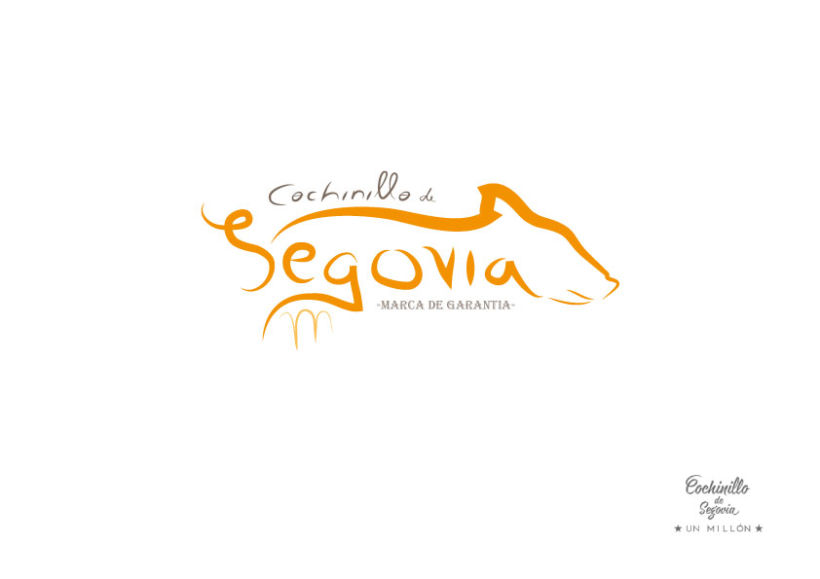 Logo ganador - Concurso "cochinillo un millón" - Segovia -1