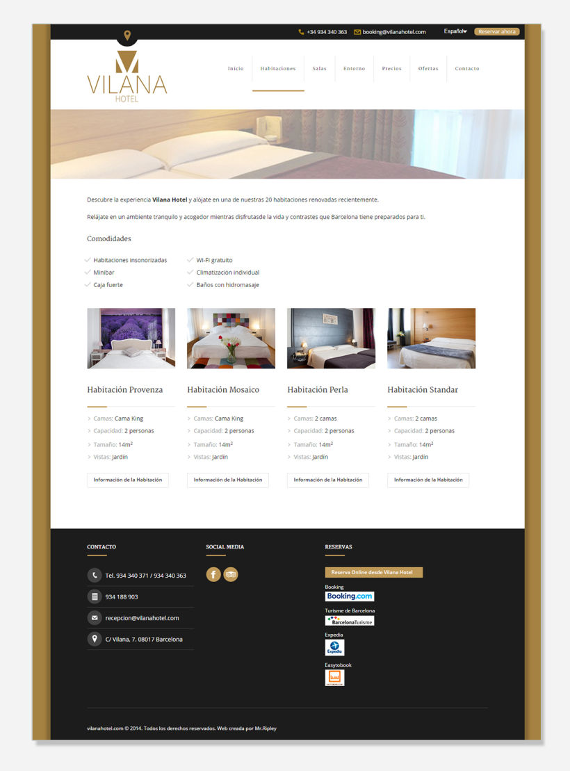 WordPress Developer Vilana Hotel 2