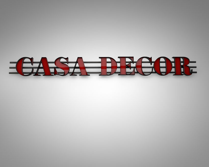 CASA DECOR signage design 0