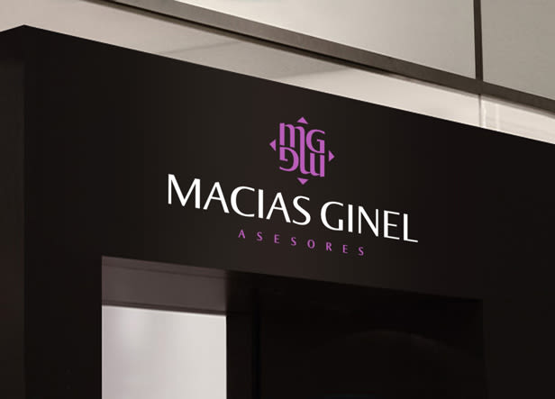 Diseño de logotipo para un despacho de abogados y asesoría ubicado en Granada.  Nuestro cliente buscaba una nueva imagen para su empresa aprovechando un cambio de local. 0