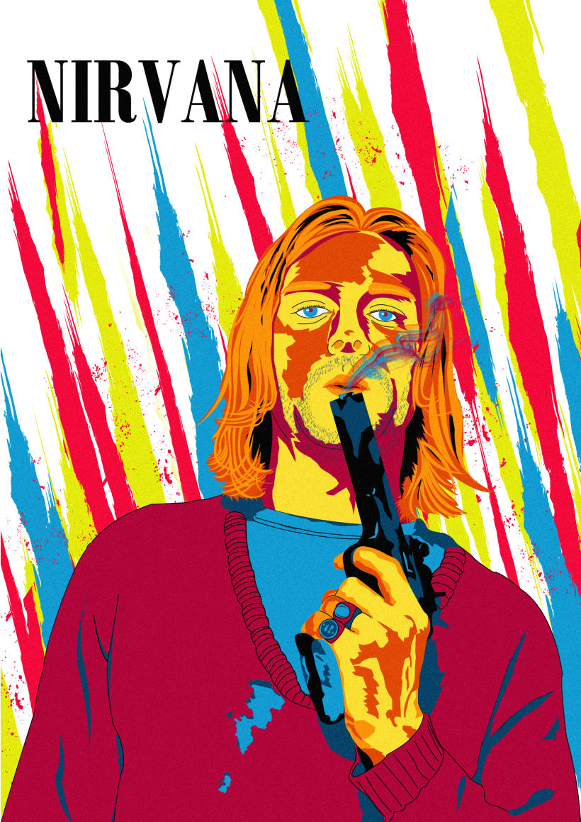 Retrato de Nirvana ( Kurt Cobain) 0