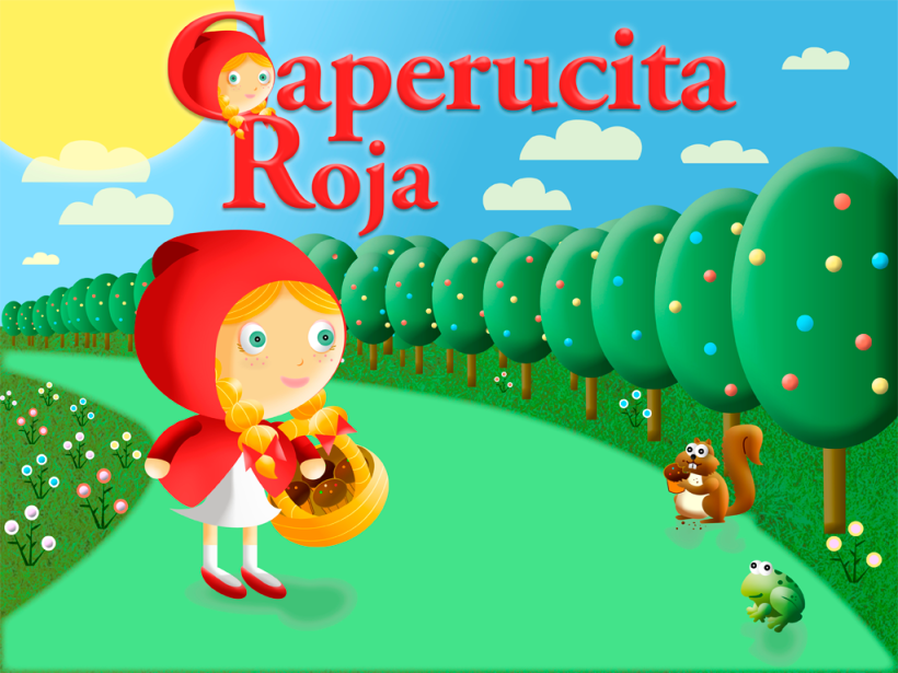 Cuento infantil interactivo "Caperucita Roja" 4