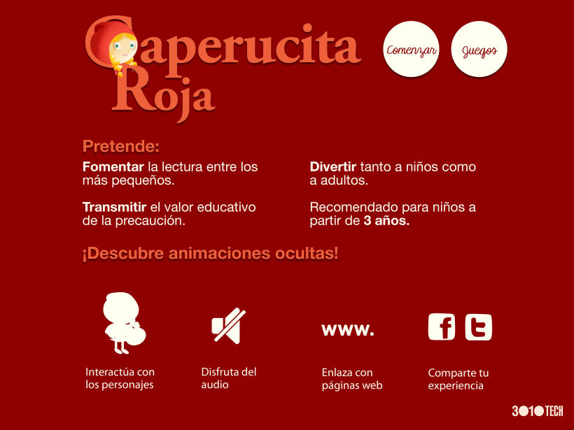 Cuento infantil interactivo "Caperucita Roja" 5