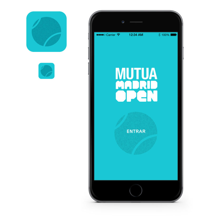 Wireframes y mockups propuesta diseño app "Mutua Open Madrid 2015" 2