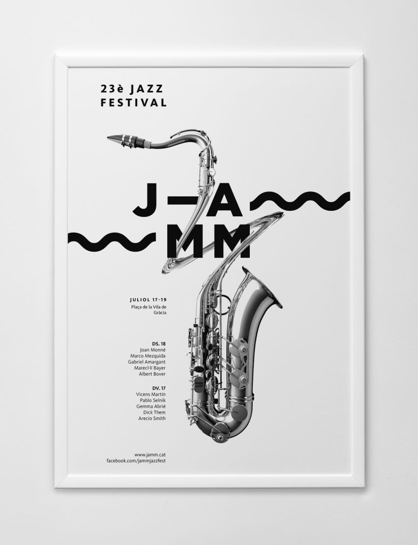 Jamm, identidad gráfica para la Asociación de Músicos de Jazz de Cataluña 15