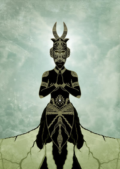 Masks, sacred scarab and Ornate spirituality 3