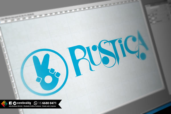 Diseño de Identidad visual para la banda Rustica -1