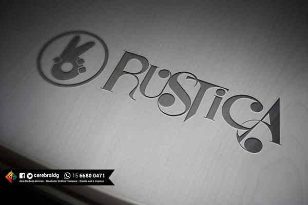 Diseño de Identidad visual para la banda Rustica 0