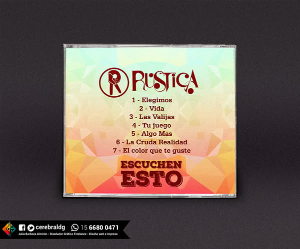 Diseño de Identidad visual para la banda Rustica 1