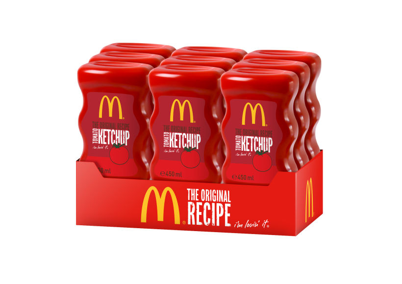 Packshot: ketchup McDonald's a la venta en supermercados
