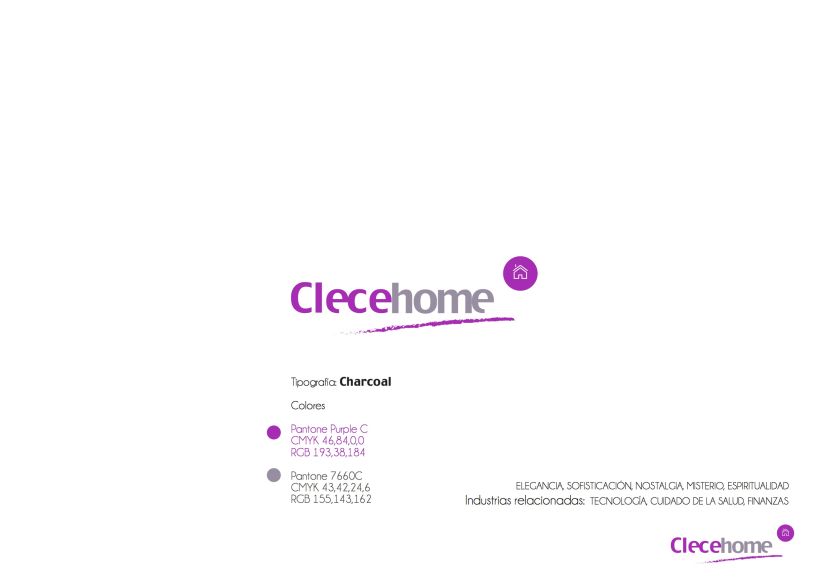 Diseño imagen gráfica y logotipo para la 1ª tienda Clecehome. Madrid 2014 2