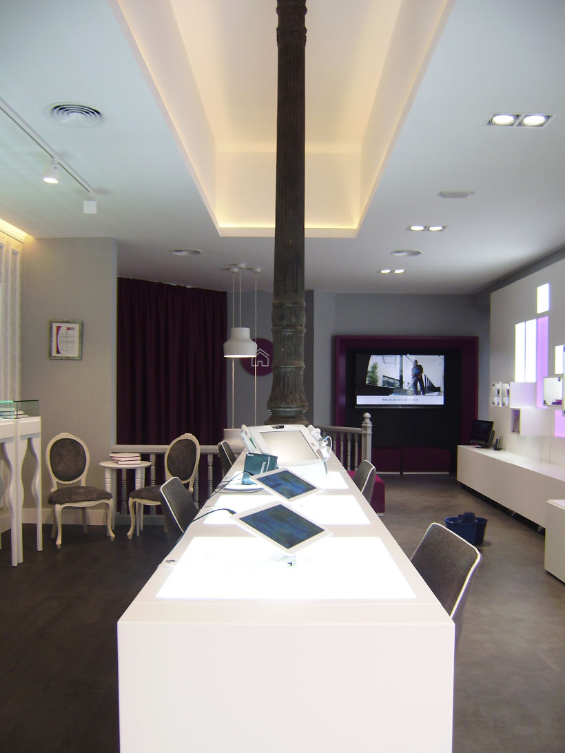 Diseño de interiores y supervisión obra 1ª tienda Clecehome. Madrid 2014. 12