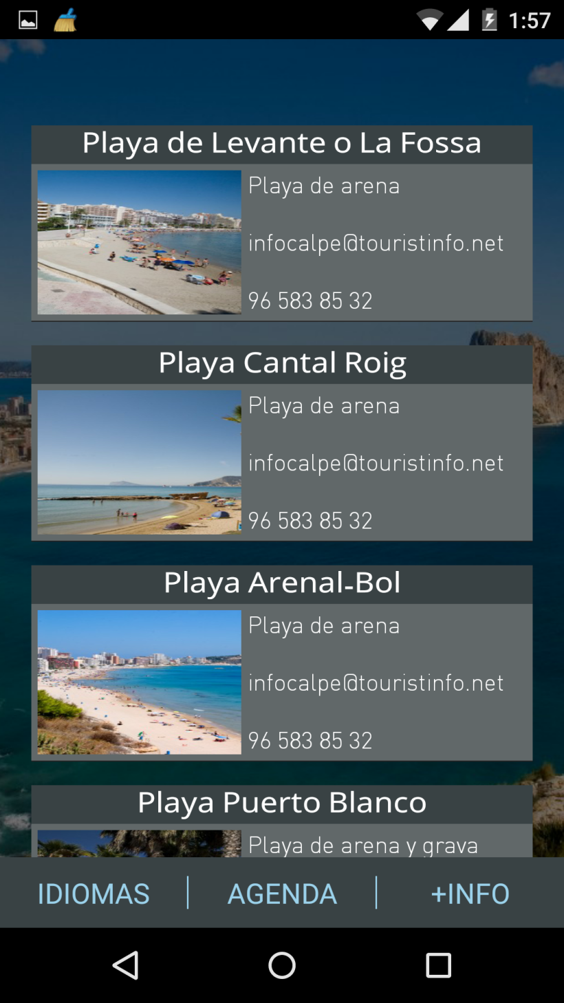App Android. Guía turística. 6