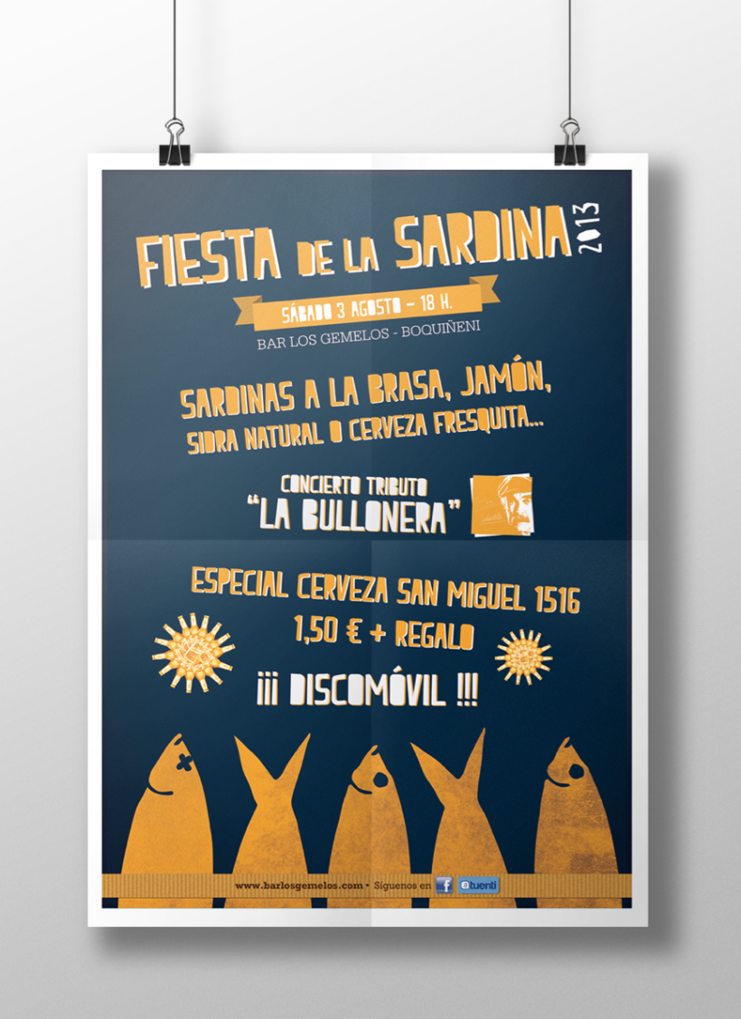 Cartel Fiesta de la Sardina II 0