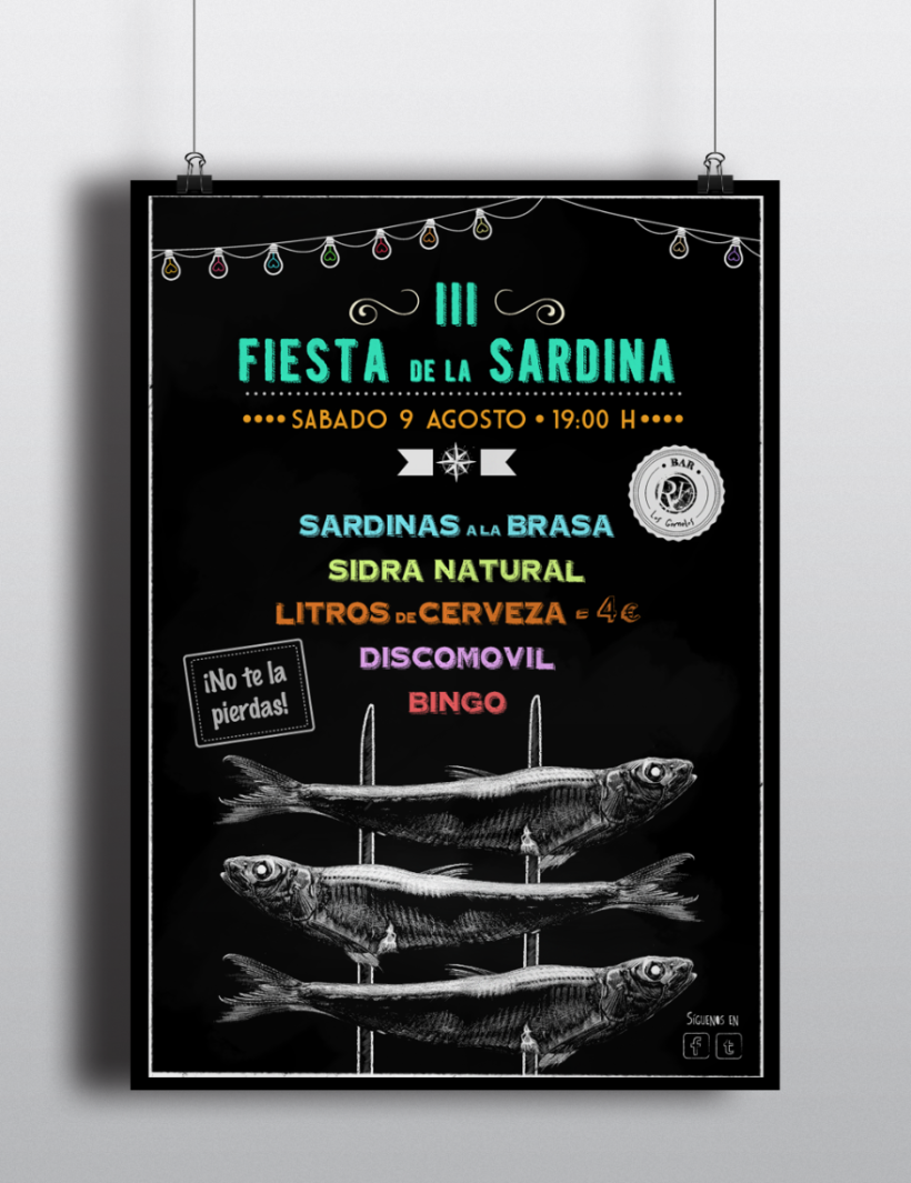 Cartel Fiesta de la Sardina III 0
