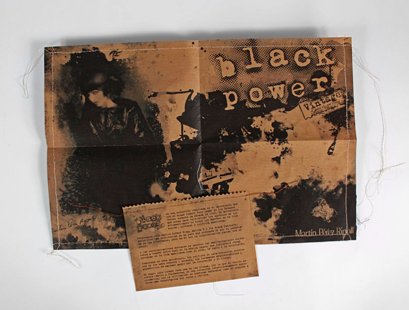 Invitación - PressBook  "Black power vintage"  3