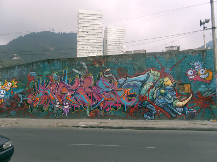 Fotografías de Grafitti del centro de Bogotá 5