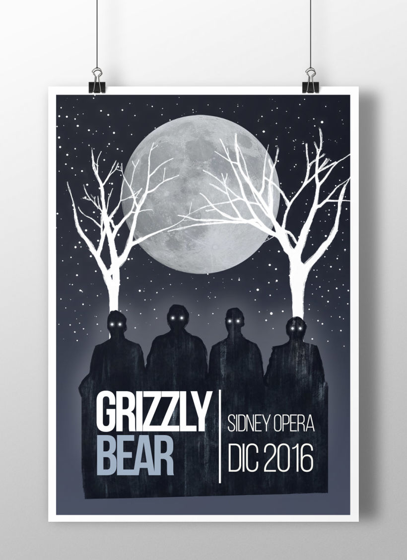 POSTER GRIZZLY BEAR  1