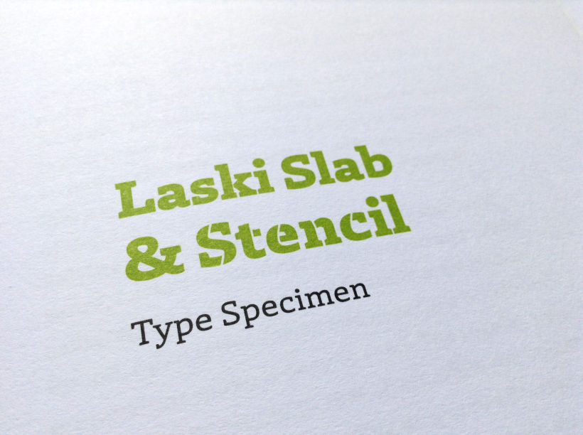 Laski Slab & Stencil. Especimen 0