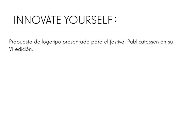 Innovate yourself -1
