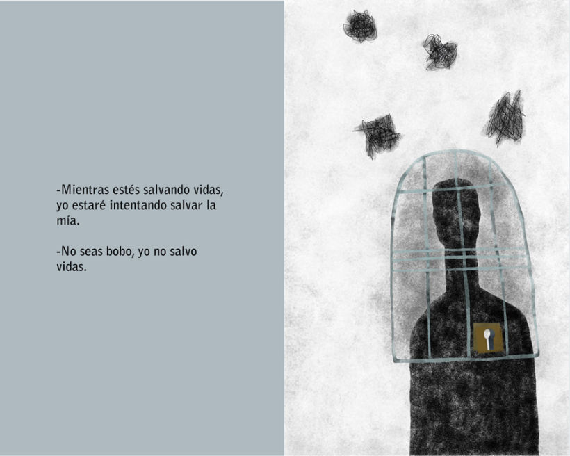 Ilustración del relato 'Seis meses, 182 días', de María Cañal Barrera 3