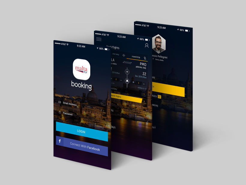 MaltaFly Booking App -1