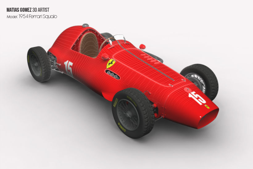 Ferrari Squalo 3d Model 3