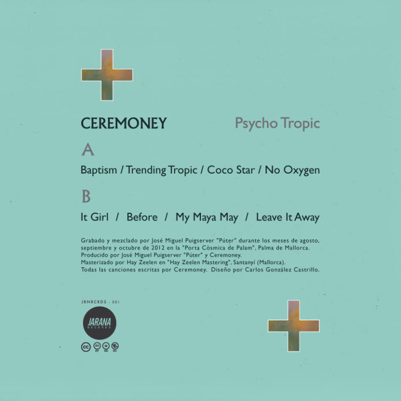 CEREMONEY - Psycho Tropic (Jarana Records 2013) LP 5