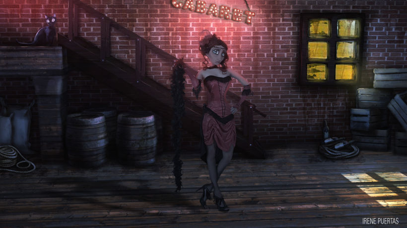 Cabaret / 3d max and photoshop -1
