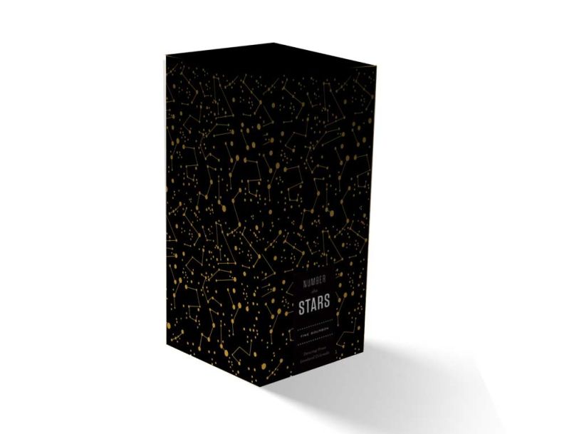 Packaging de cartón: NUMBER THE STARS 2