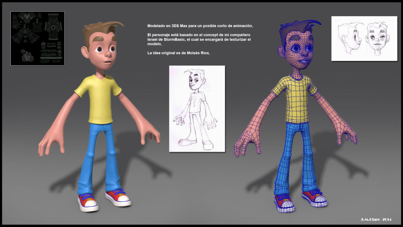 Modelado de Personaje  para un corto de animación. -1