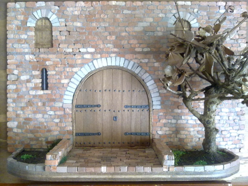 Puerta de edificio medieval 2