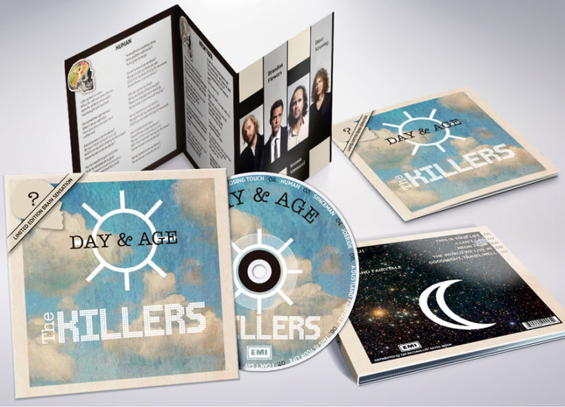 Diseño de CD y libreto de The Killers 3