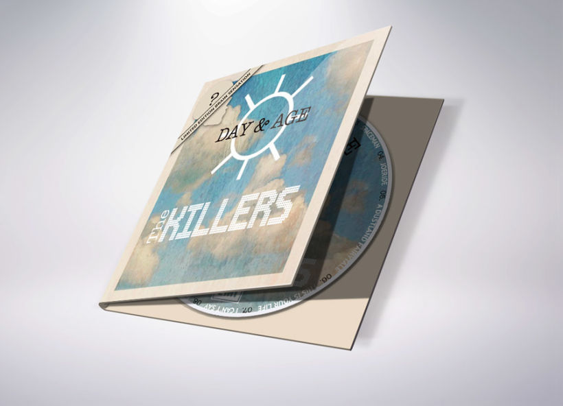 Diseño de CD y libreto de The Killers 0